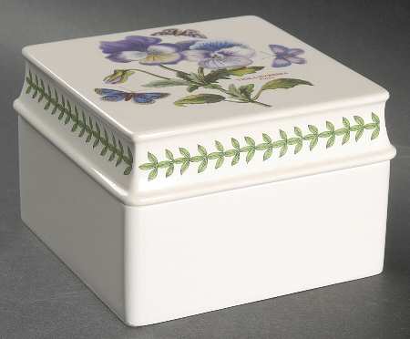 Botanic Garden Plastic Square Box with Lid