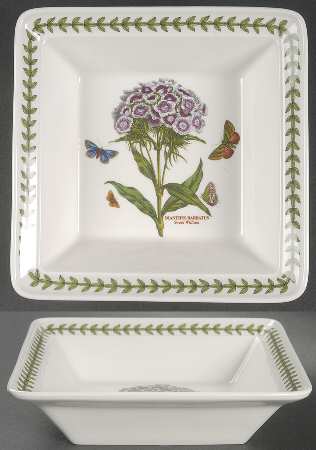 Botanic Garden 7" Square Low Bowl
