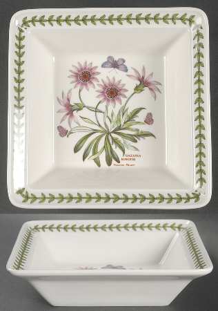Botanic Garden 7" Square Low Bowl