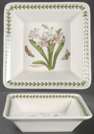 Botanic Garden 7" Square Low Bowl