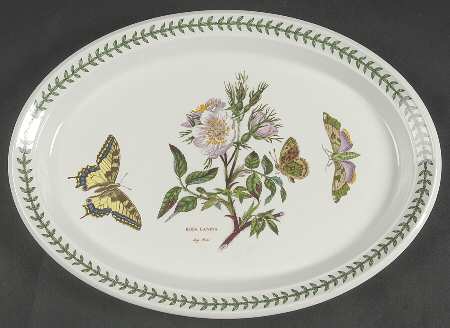 Botanic Garden 13" Oval Serving Platter