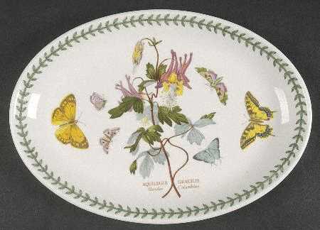 Botanic Garden 10" Oval Steak Platter by Portmeirion
