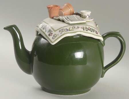Botanic Garden Figural Teapot & Lid