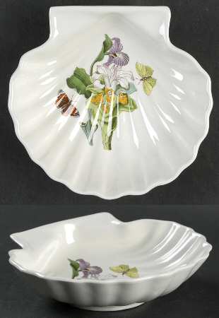 Botanic Garden Shell Shaped Dish