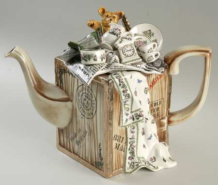Botanic Garden Figural Teapot & Lid