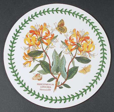 Botanic Garden Round Placemat with Cork Back