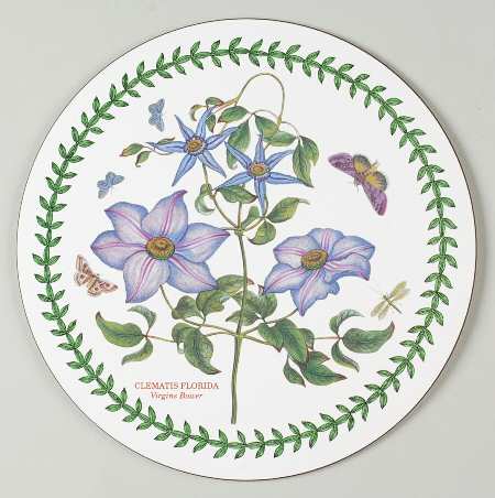 Botanic Garden Round Corkboard Placemat