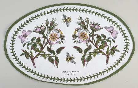 Botanic Garden Oval Cloth Placemat