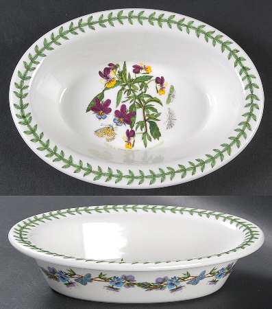 Botanic Garden 8" Oval Pie Baker