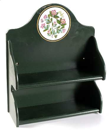 Botanic Garden Wood Spice Rack-Holds 6 3" Spice Jars