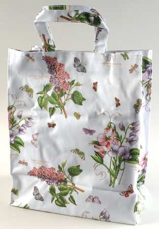 Botanic Garden Matt PVC Medium Gusset Bag