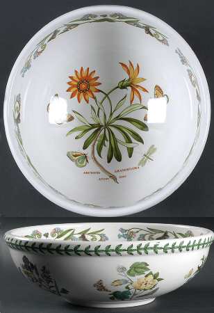 Botanic Garden 10" Large Salad Serving Bowl