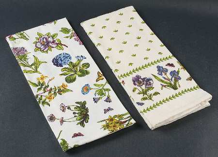 Botanic Garden Cloth Kitchen Towel (Set of 2 Motifs 1&2)