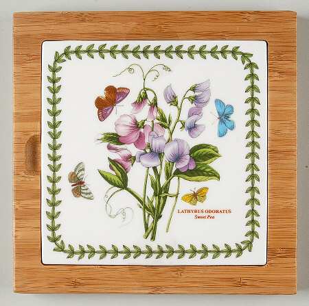 Botanic Garden 7" Square Bamboo Trivet