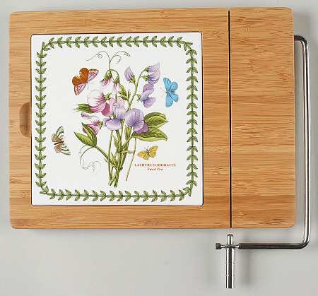 Botanic Garden Bamboo Cheese Board (1 Tile and Slicer)