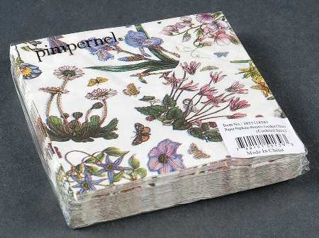 Botanic Garden Package of Paper Cocktail Napkins