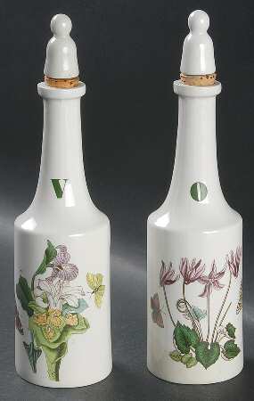 Botanic Garden Vinegar and Oil Set with Stoppers
