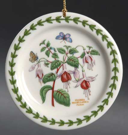 Botanic Garden Plate Shape Ornament