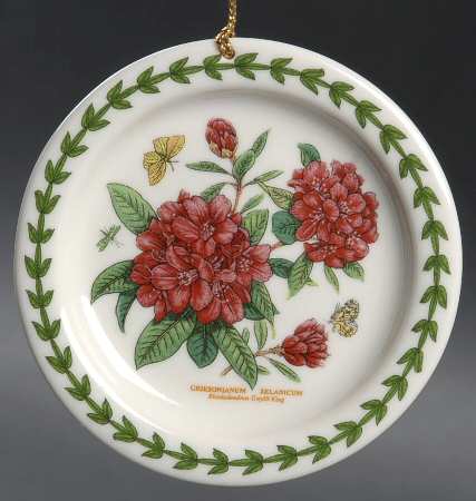 Botanic Garden Plate Shape Ornament