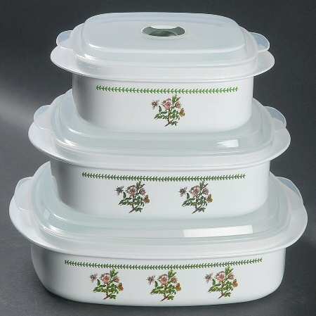 Botanic Garden (6 Piece) Microwave/Plastic Container Set