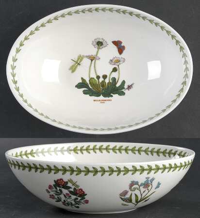 Botanic Garden 9" Oval Nesting Bowl