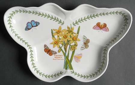 Botanic Garden Butterrfly Shaped Dish