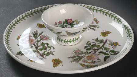 Botanic Garden Chip/Dip Set (Uses Sorbet for Dip)