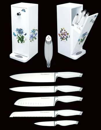 Botanic Garden (5 Piece) Knife Set with Knife Block
