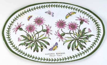 Botanic Garden Oval Cloth Placemat
