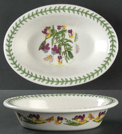 Botanic Garden 8" Oval Pie Baker