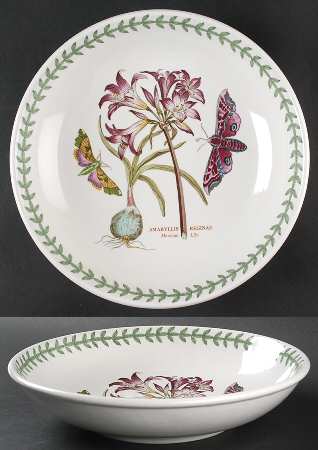 Botanic Garden 10" Low Pasta Serving Bowl