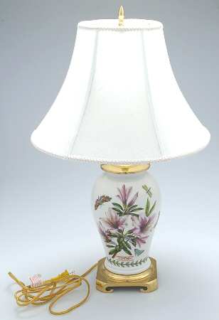 Botanic Garden 23" Canton Vase Lamp & Shade