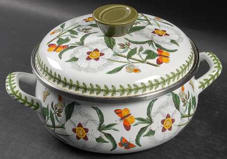 Botanic Garden 2 Qt. Metal Covered Casserole