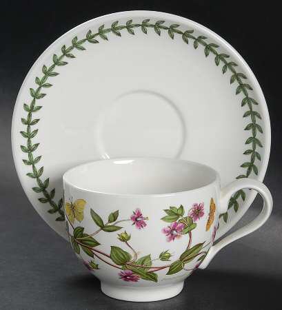 Botanic Garden Traditional Breakfast Cup & Saucer Set