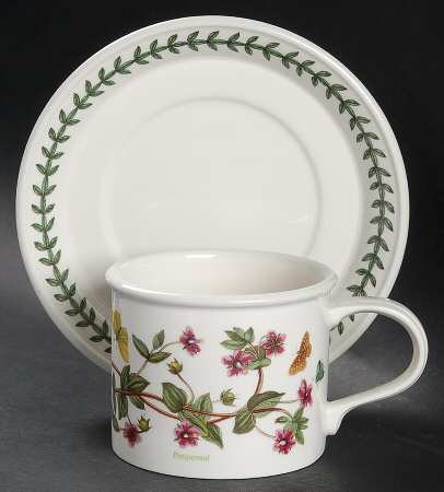 Botanic Garden Drum Breakfast Cup & Saucer Set