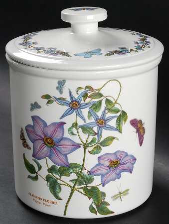 Botanic Garden Cookie Jar & Lid