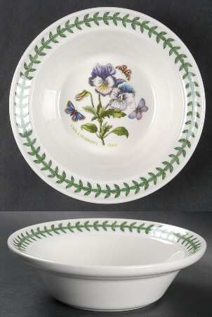 Botanic Garden Rim Cereal/Oatmeal Bowl