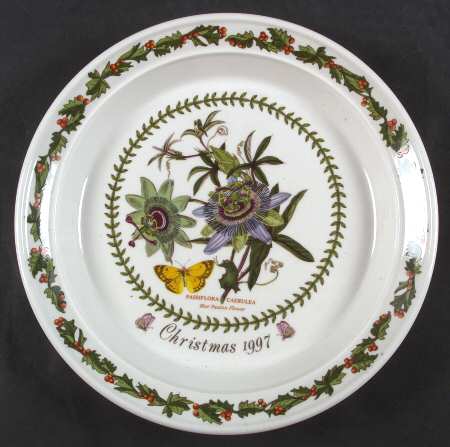 Botanic Garden 1997 Annual Christmas Plate by Portmeirion