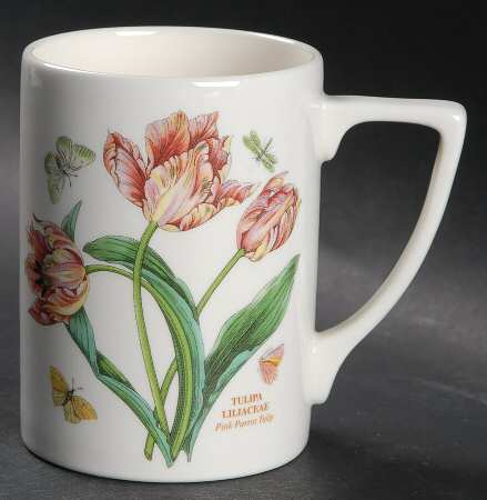 Botanic Garden Sq. Handle Cylinder Mug w/50 Anniversary Backstamp
