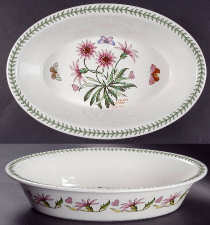 Botanic Garden 13" Oval Pie Baker