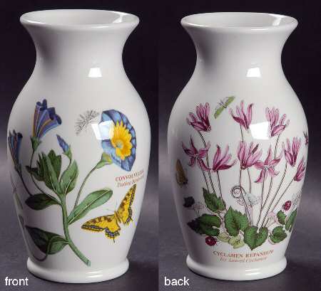 Botanic Garden 6" Tuscany Vase (Different Design on Each Side)