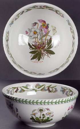 Botanic Garden 10" Large Salad Serving Bowl