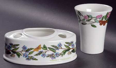 Botanic Garden Toothbrush Holder &Tumbler Set