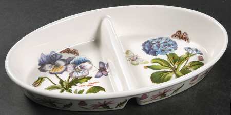 Botanic Garden 11" Oval Divided Baker