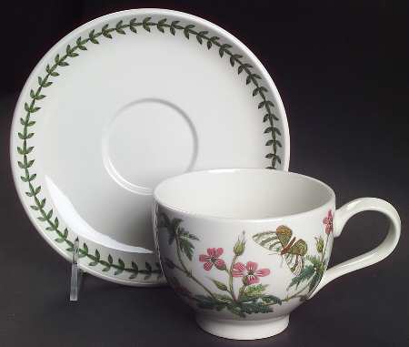 Botanic Garden Traditional Breakfast Cup & Saucer Set