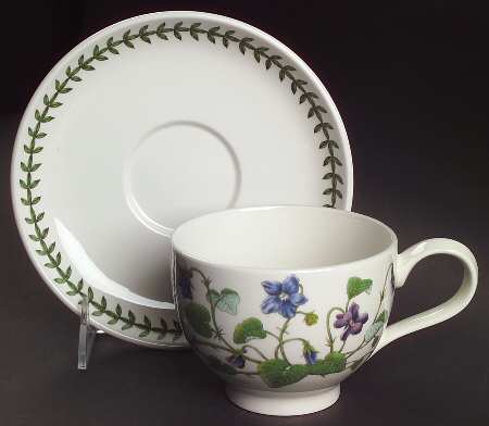 Botanic Garden Traditional Breakfast Cup & Saucer Set