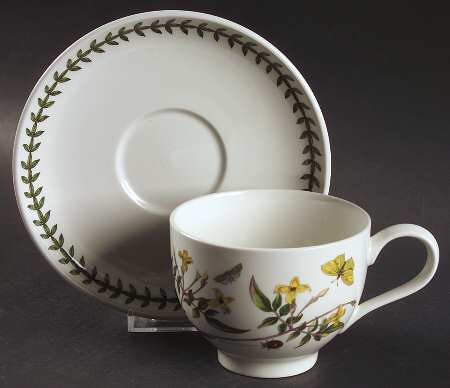 Botanic Garden Traditional Breakfast Cup & Saucer Set