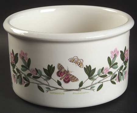 Botanic Garden 2 Qt Drum Round Covered Casserole No Lid