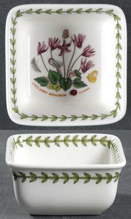 Botanic Garden Square Bowl for 5pc Entertainment Set