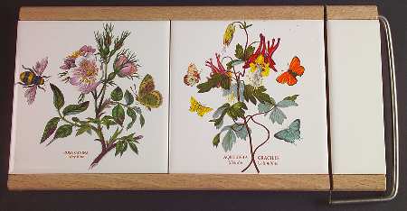 Botanic Garden Cheese Board (2 Tiles and Slicer)